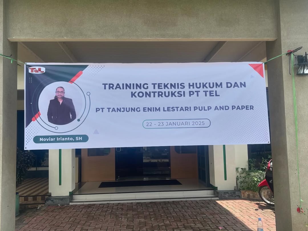 Training Hukum Konstruksi di PT Tanjung Enim Lestari Pulp and Paper (5)